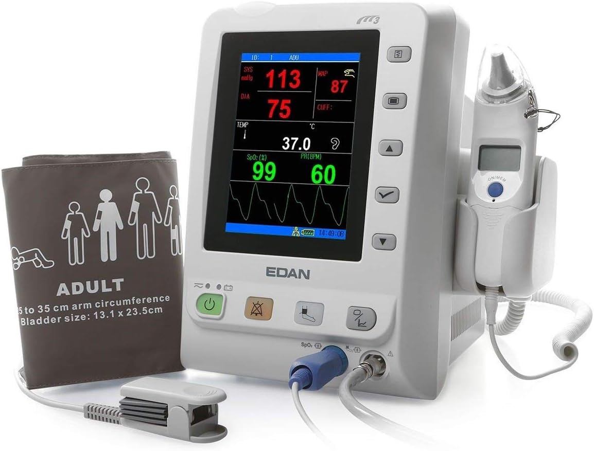 EdanUSA M3_NST Vital Sign Monitor with NIBP, SpO2, and Temp