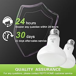 REPTI HOME Reptile Heat Lamp Bulbs, Simulate