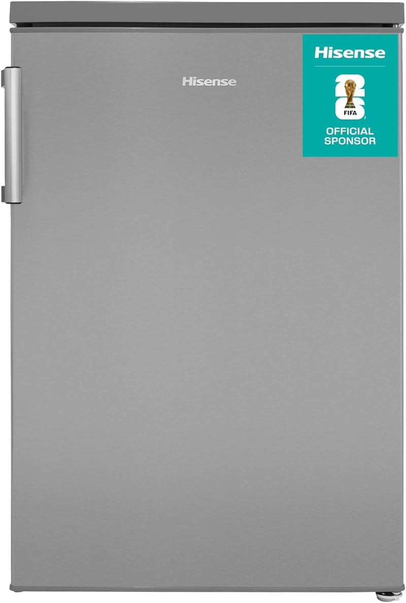 Hisense 133L Under Counter Larder Fridge Stainless Steel Grey