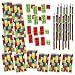 Building Block Party Favors: 12 Pencils, 24 Erasers & 12 Notepads by Gift Boutique
