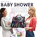 Diaper Bag Backpack - Nappy Baby Changing Diaper Bag Organizer - Waterproof Baby Backpack for Women - Baby Shower Gifts - Diaper Tote Maternity Bag (Black)