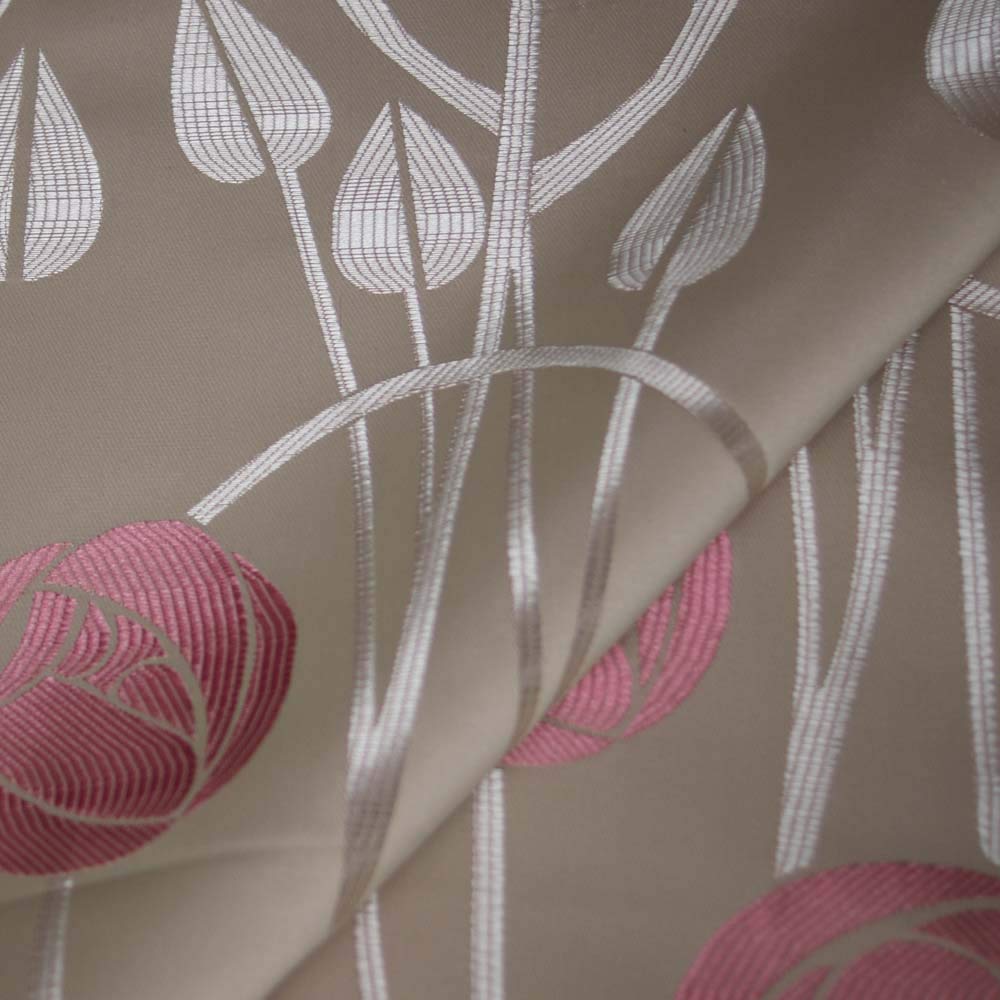 Loome Charles Rennie Mackintosh Style Fabric Clyde Roses Ban