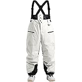 IMPHUT Ski Pants Snowboard Pants for Men, Baggy Snow Pants Insulated Waterproof Windproof, Mens Snow Bibs Overall