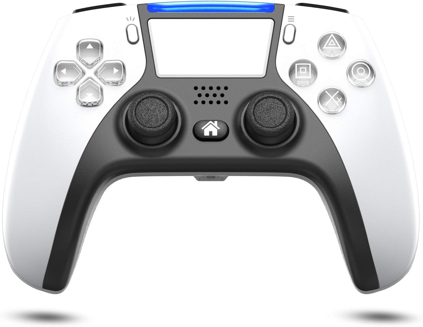 Amazon Co Jp Ps4 コントローラー 無線 21最新 背面ボタン搭載 1000mah大容量 高耐久ボタン リンク遅延なし Hd振動 ジャイロセンサー機能 イヤホンジャック タッチパッドやビルトインスピーカー ゲームパット搭載 プレステ4 ワイヤレスコントローラー 日本語取扱