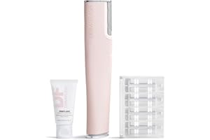 DERMAFLASH LUXE+ Sonic Dermaplaning Tool for Face Peach Fuzz Removal, Anti-Aging and Exfoliation