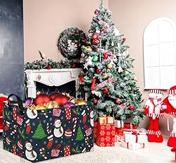 TIBAOLOVER Rectangular Christmas Basket Tree