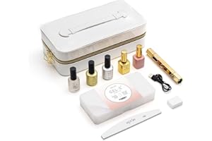 APRÉS Apres Ombre Gel-X® Nail Extension Kit, 14 sizes 00-9, Premium Quality, Professional Nail Tips Starter Kit (Natural Coffin Short)