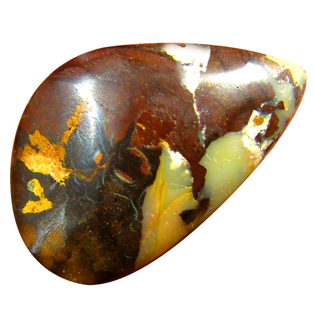 7.28 ct Fancy Shape (17 x 11 mm) Multi Color Australian Koroit Boulder Opal Natural Loose Gemstone