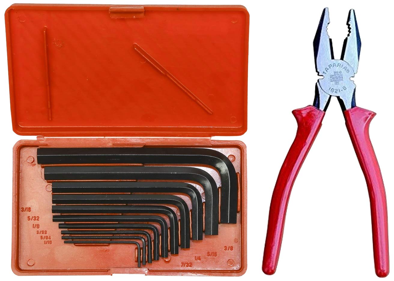 Taparia KI 10V Steel Allen Key Set (Black Finish, Box Packing, Pack of