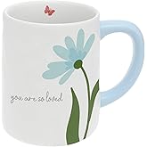 Pavilion Gift Company - You Are So Loved - 17 Oz Coffee Mug Tea Cup Bestie BFF Best Friend Friendship Wife Girlfriend Floral Spring Drinkware