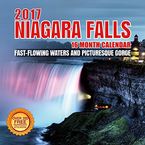 2017 Niagra Falls Calendar- 12 x 12 Wall Calendar - 210 Free Reminder Stickers