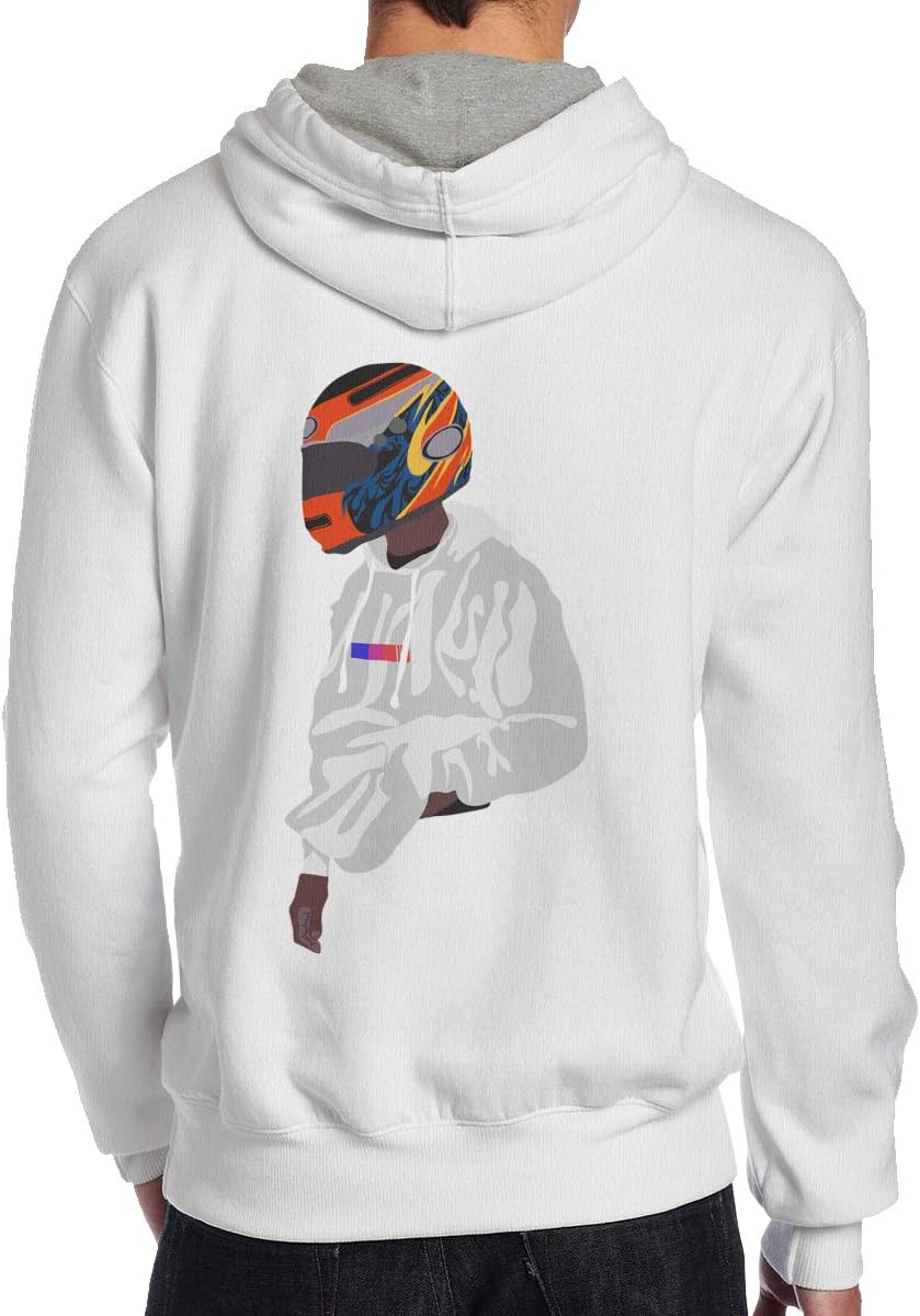 FriedaJO Blond Frank Ocean Men's 3D Athletic Hooded Sweatshirts 3D Printed Pullover 3D Print Regular Fit Long Sleeve Hoodies White