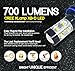 OPT7 9006 CREE XLamp LED DRL Fog Light Bulbs - 5000K Bright White @ 700 Lm per bulb - All Bulb Sizes and Colors - 1 year Warranty (Pack of 2)