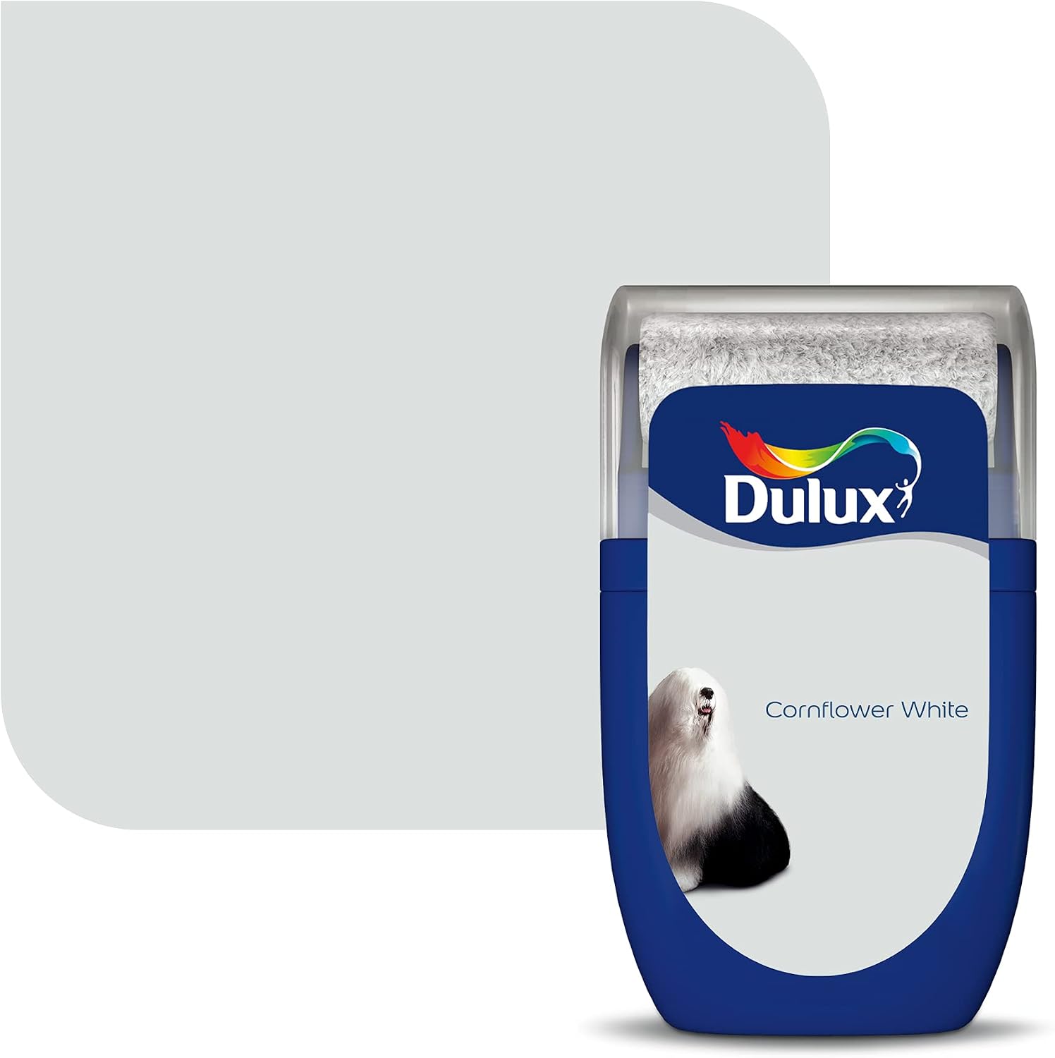 Dulux Tester Paint, Cornflower White, 30 ml (Pack of 1)