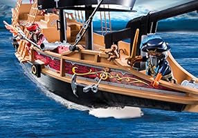 playmobil floating pirate ship