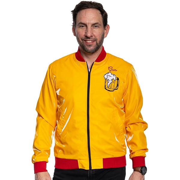 TJF Kenosha Kickere Yellow Golden Satin Jacket (LARGE (42-43)) at