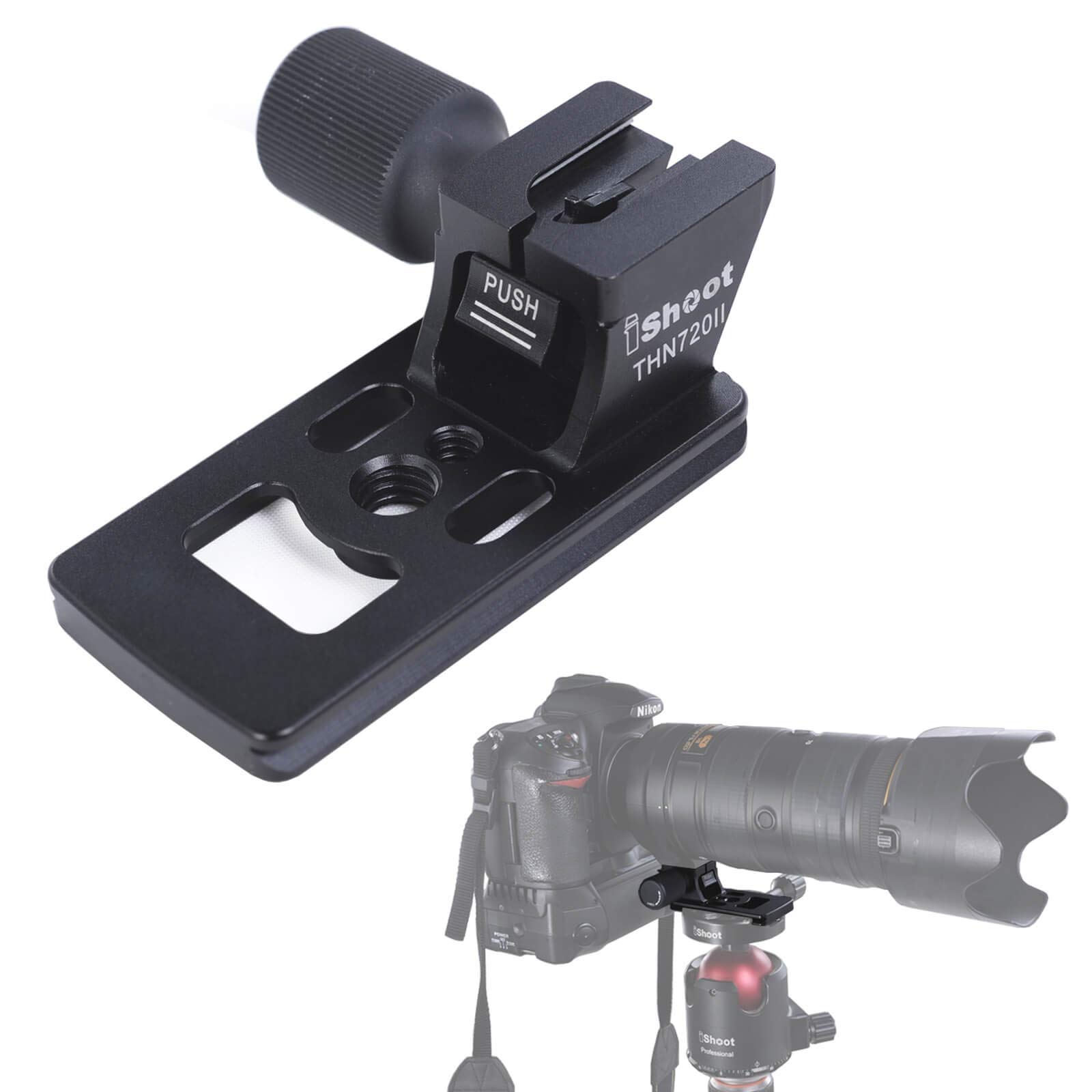 duomianshou Lens Collar Stand Replacement Foot Tripod Mount Ring Base Compatible with Nikon AF-S NIKKOR 70-200mm f/2.8E FL ED VR, AF-S 500mm f/5.6E PF ED VR, Quick Release Plate Support Arca Fit Clamp