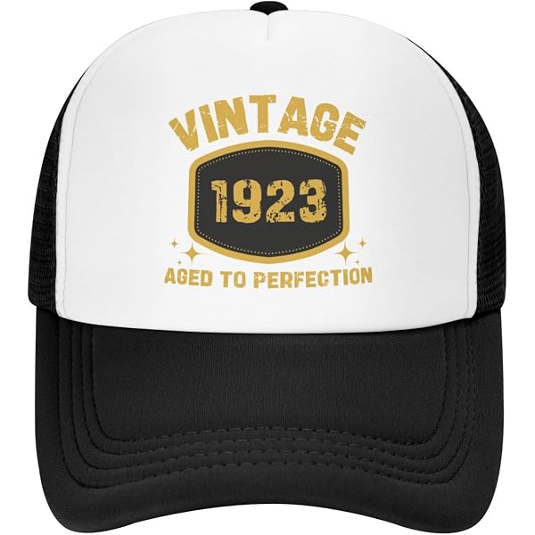Personalized Vintage Birthday Hat - Custom 20th To 100th Birthday Gift, 1923-2003 Year Options, For Men & Women - View #11
