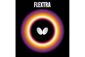 Butterfly Flextra Table Tennis Rubber Table Tennis Rubber | 1.9 mm or 2.1 mm | Red or Black | 1 Inverted Table Tennis Rubber Sheet | Professional Table Tennis Rubber