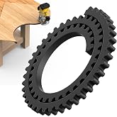 39" Flexible Router Template for Woodworking Router Precision Positioning | Flexible Curve Template Made of Durable Acrylic,Fits Bosch DeWalt Makita Router,for DIY Cabinet Table Edge Router Jig(Black)
