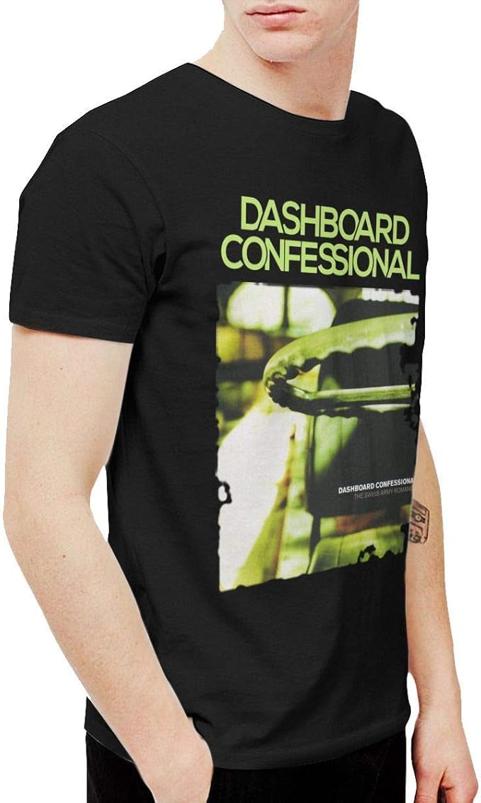 Dashboard Confessional The Swiss Army Romance Men's T Shirts Black