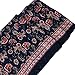 LMVERNA Head Scarf Jersey Hijab Scarves Polyester Scarf Printe Scarves Long Stretch Turban Head Wrap for Women (Navy-cashew)