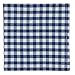 DII Cotton Napkin Set Machine Washable Everyday Basic, 20x20, Blue Farm Check, 6 Count