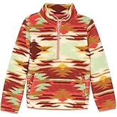 Wrangler Girl's Blue and Green Sherpa Pullover Multi M