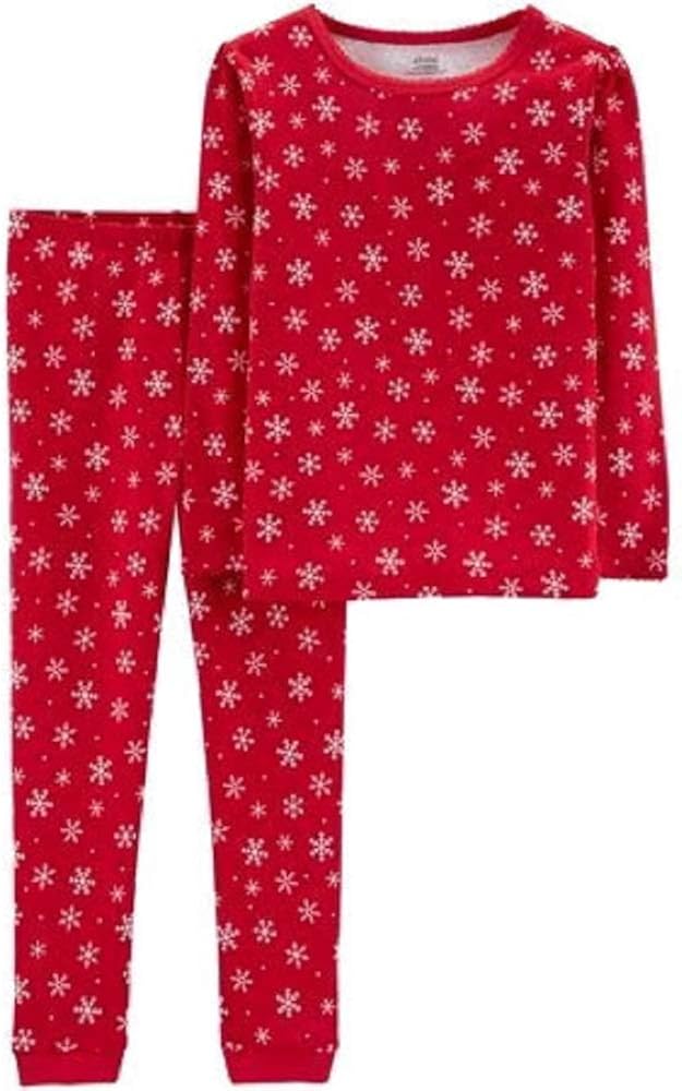 red baby pajamas