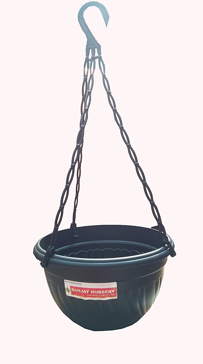 cappl hanging pot black (pack of 12)