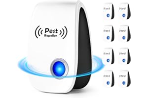 DOS VECES 2024 Upgraded Ultrasonic Pest Repeller 8 Packs,Indoor Pest Repellent, Electronic Plug in Pest Control for Mosquito, Bugs,Roach, Ant, Rodent, Mouse, Spider Repellent for House, Warehouse, Garage