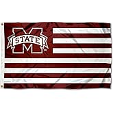 Mississippi State Bulldogs Stars and Stripes Nation Flag