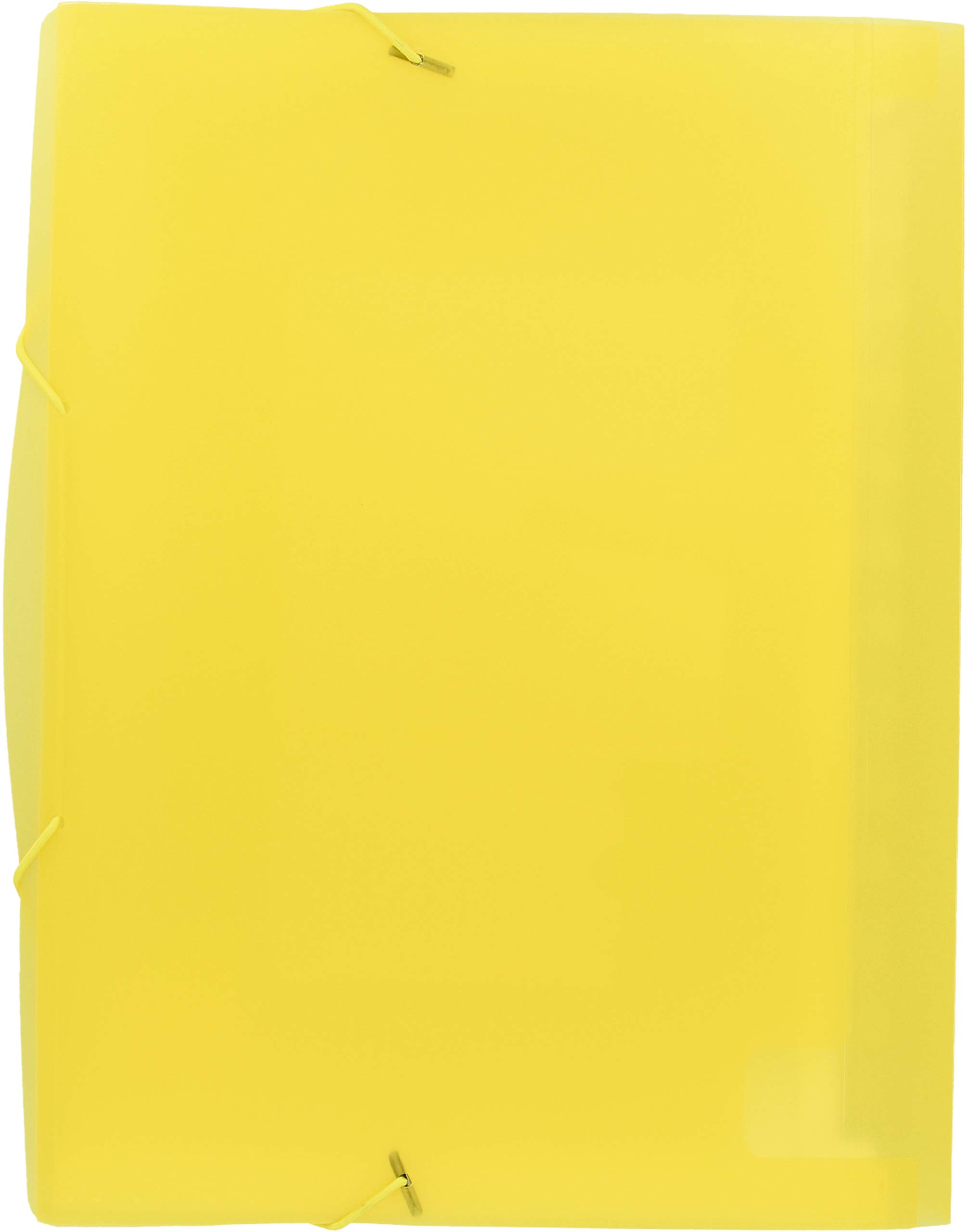 Grafoplás 2960860 Xs Series Binder Bellows with Rubbers, Yellow, Folio