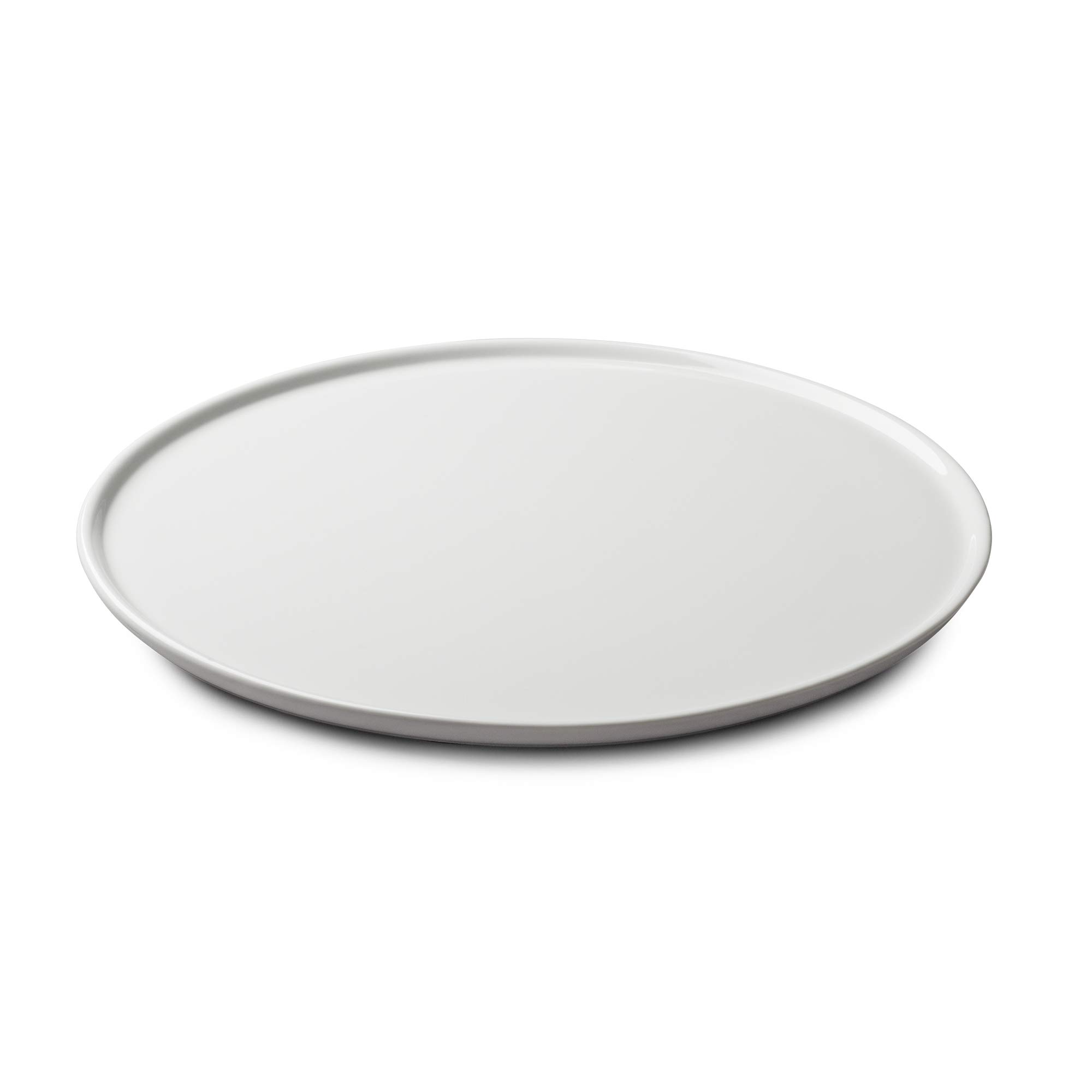 WM Bartleet & Sons 1750 T467 Traditional Porcelain Cake and Hors d’oeuvres Party Serving Plate, Platter Round 35cm – White