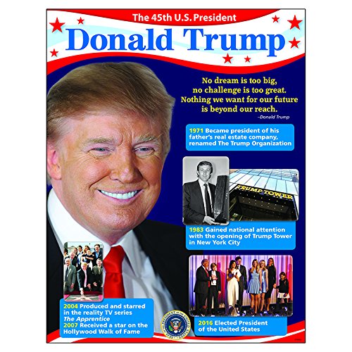 Trend Enterprises President Donald Trump Learning Chart (1 Piece), 17" x 22"
