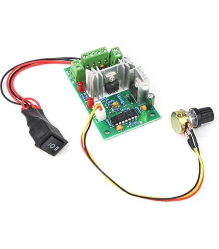 DZS Elec Régulateur De Vitesse De Moteur 10 A 12 V-40 V CC 12 V 24 V 