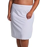 Shadowline Women's 25 Inch Flare Daywear Half Slip 4711625 3X White