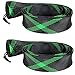 SF Standard Casting Fishing Rod Cover Rod Sock Rod Sleeve (New Green/Black/2PCS)