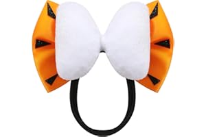 Fancheer Baby Girls Bow Headband 5inch Infant Toddler Birthday Party Dress up Hair Accessories Orange for Pebbles Bam Wilma