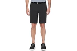 PGA TOUR Men's 9" Flat Front Golf Shorts with Active Waistband (Size 30-44 Big & Tall)