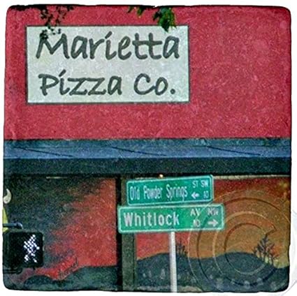 Amazon Com Marietta Pizza Marietta Coaster Atlanta Coasters