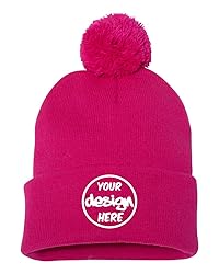 INK STITCH Sp15 Pom Pom Customized Custom Beanies