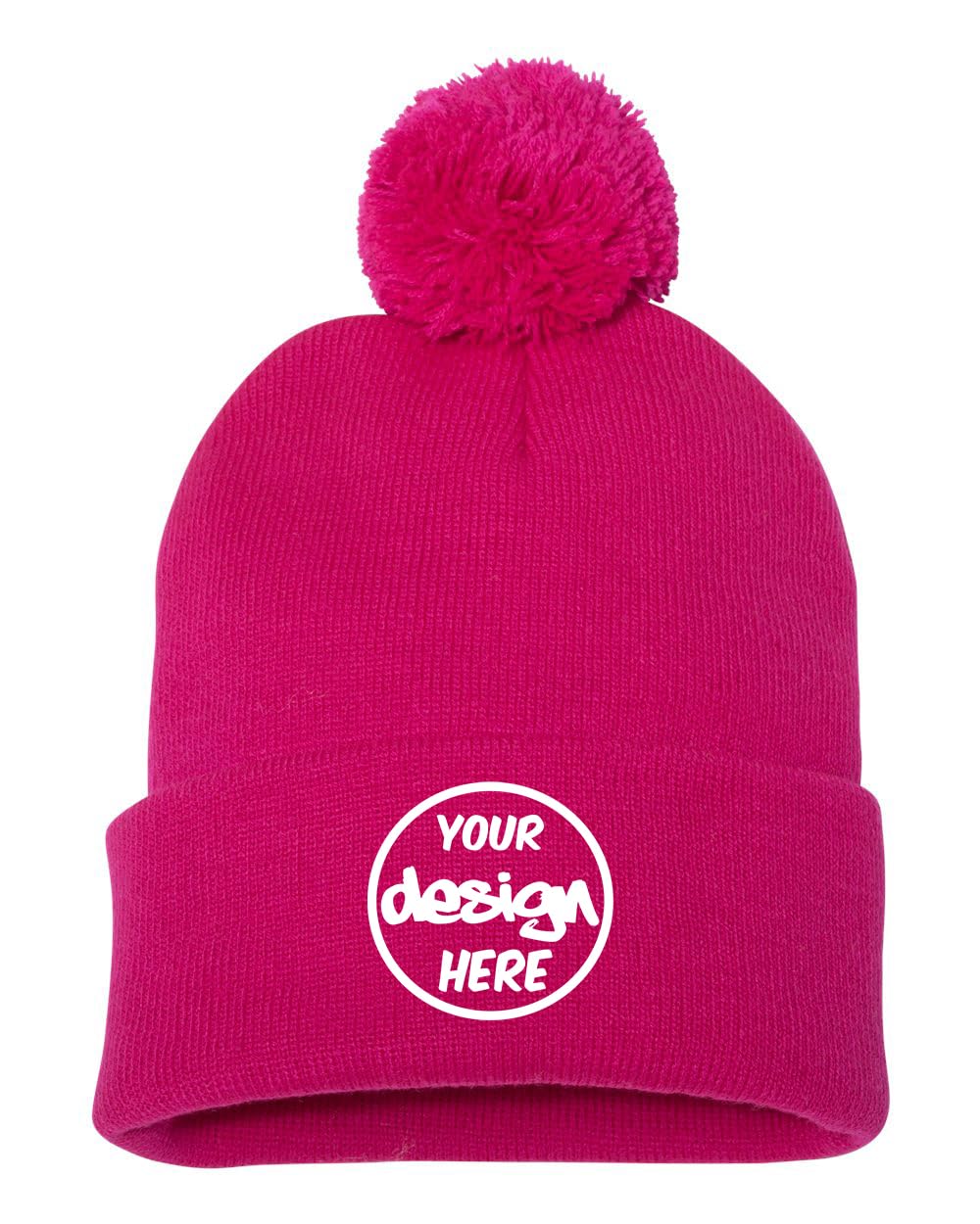 INK STITCH Sp15 Pom Pom Customized Custom Beanies