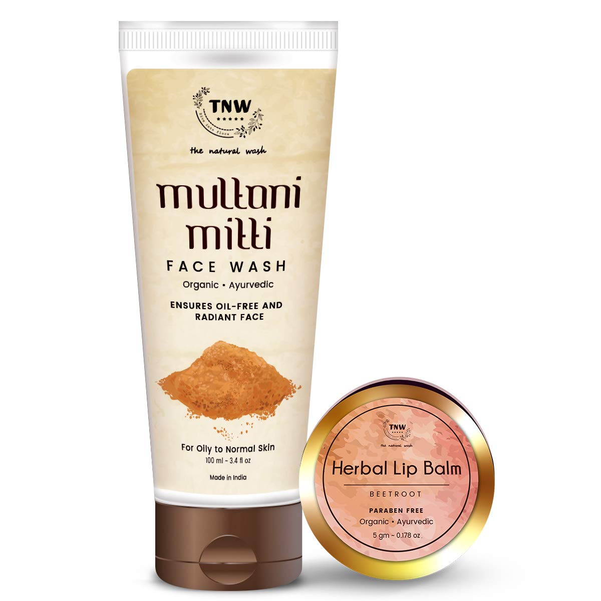 tnw multani mitti face wash