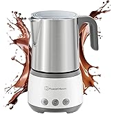 Maestri House Milk Frother, 4-in-1 Electric Milk Steamer and Frother, 16.9OZ 600W Smart Touch Control Hot and Cold Foam Maker, Memory Function for Latte, Cappuccinos, Warm Milk, Hot Chocolate Milk