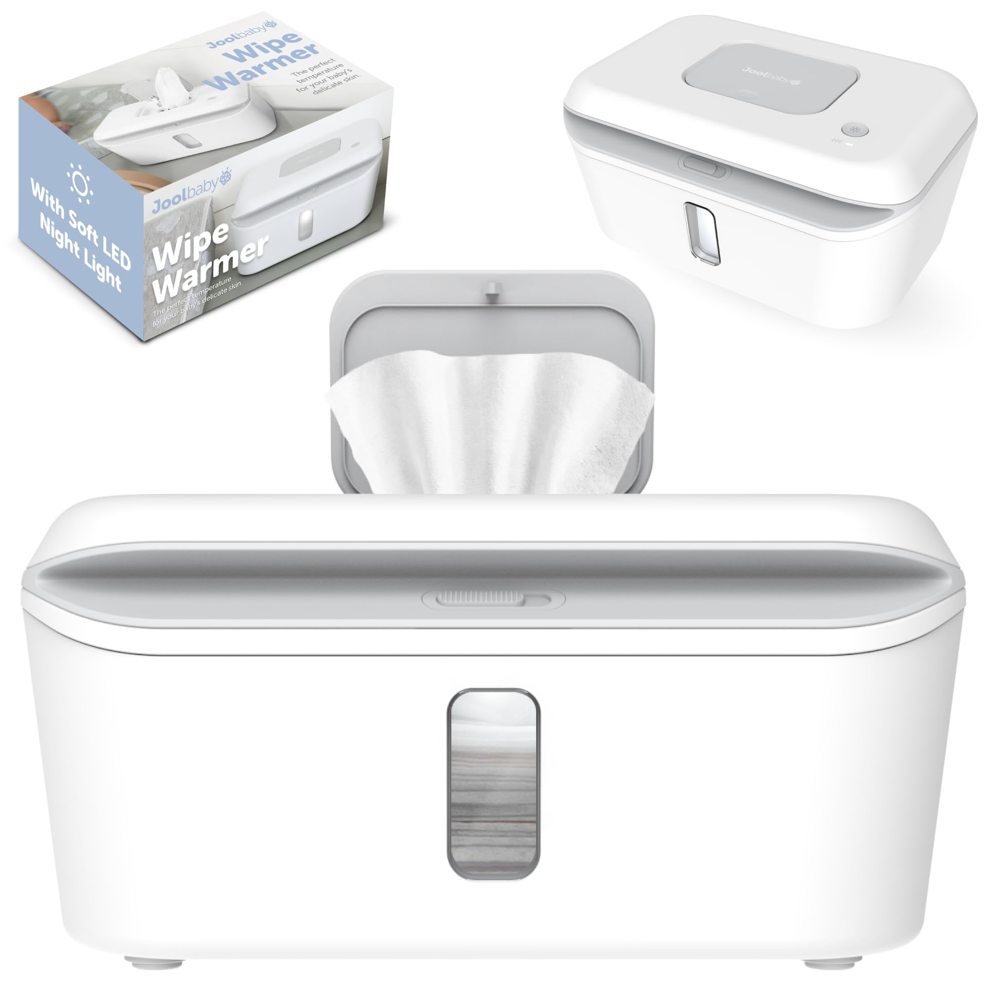 Photo 1 of **LID DOESN'T STAY CLOSED** Jool Baby Wipe Warmer & Dispenser with LED Changing Light