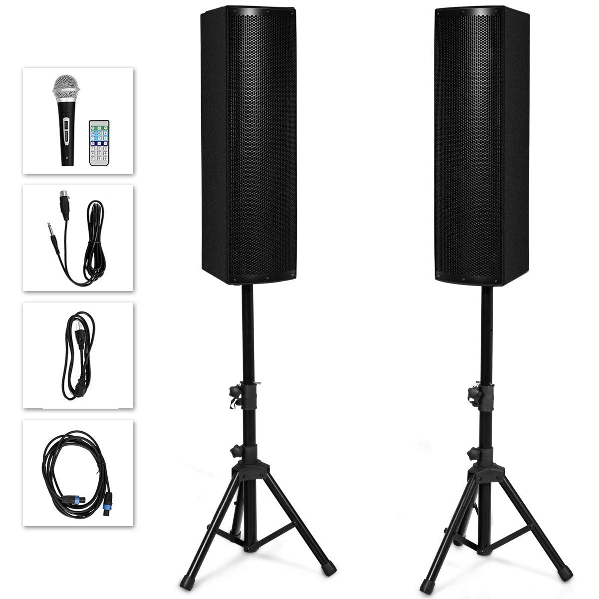 GOFLAME All-in-one Bluetooth Loud Speaker Set of