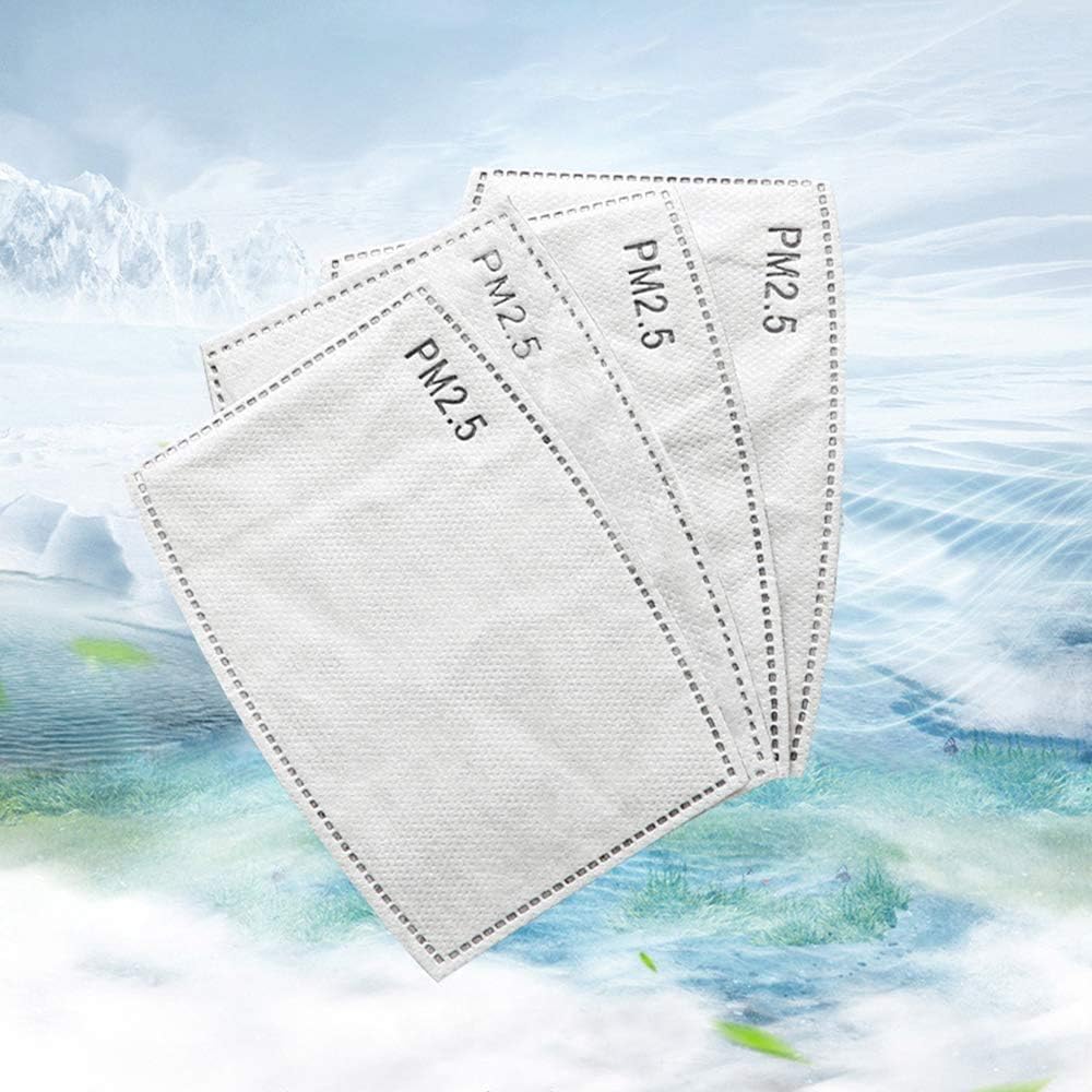 20/40 Pcs Replaceable Activated Carbon Filters Meltblown Cloth Filters (20 Pcs)