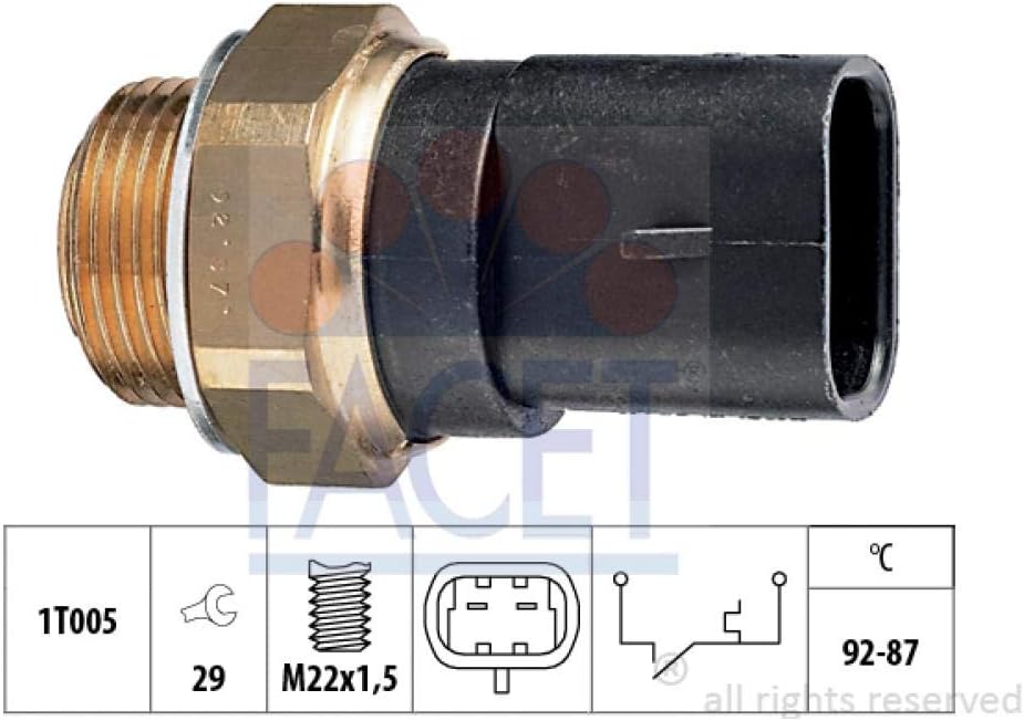 Facet 7.5031 Temperature Switch, radiator fan