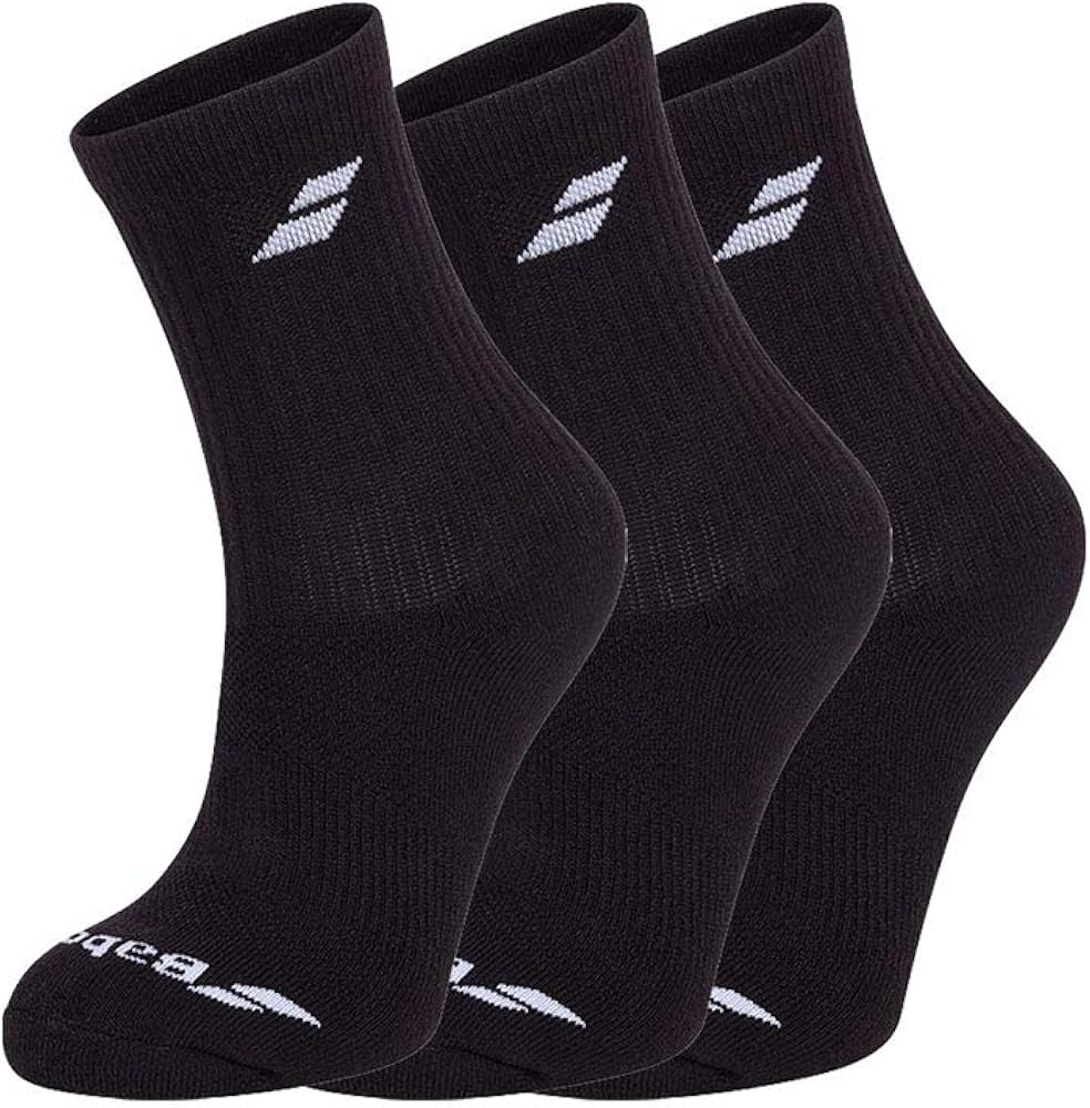 Babolat Tennis Socks 3 Pack Black Amazon.de Sport & Freizeit